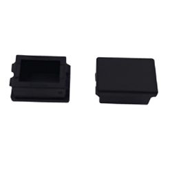 Inserto ciego para placas acopladoras LP-FO-D06 y LP-FO-D12, color negro, Bolsa con 100 pcs