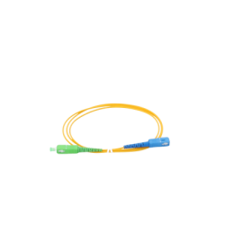 Jumper de Fibra Óptica Monomodo SC/APC-SC/UPC Simplex de 1 metro, 2mm