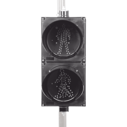 Semáforo Peatonal  Indicador Alto / Siga estático / Diámetro 20 Cms.