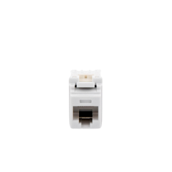 Conector Jack Estilo 110 (de Impacto), Tipo Keystone, Categoría 5e, de 8 posiciones y 8 cables, Color Blanco