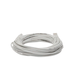 Cable de Parcheo Slim UTP Cat6A - 10 m Blanco, Diámetro Reducido (28 AWG)