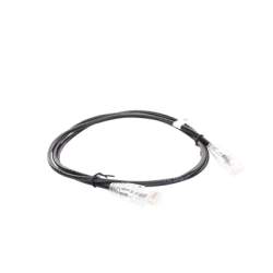 Cable de Parcheo Slim UTP Cat6A - 1 m Negro, Diámetro Reducido (28 AWG)