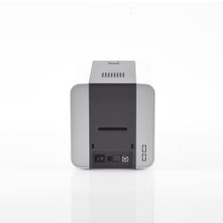 Impresora de Tarjetas Semi- automática SMART21 / Ingreso de Tarjetas Manual/Incluye Ribbon, Software y 100 Tarjetas PVC