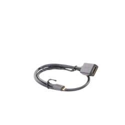 Adaptador Micro HDMI a HDMI (HDMI Tipo D)   / 18Gbps / 4K@60Hz / HDR /  Tecnología 3D / ARC / Carcasa PC+ABS / HDCP/ Longitud de 22 cm