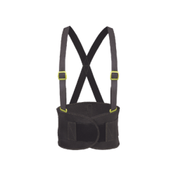 Faja elástica reforzada grande, con cierre delantero y herrajes de plástico.