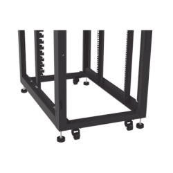 Gabinete Profesional para Telecomunicaciones de 24UR, 600 mm de Ancho x 1000 mm de Profundidad, Se envía el Gabinete Armado.