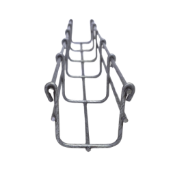 Charola Bimetálica Tipo Malla 66/50 mm, Ideal Para Utilizarse al Exterior o Zonas Húmedas, Hasta 53 Cables Cat6, Tramo de 3 Metros