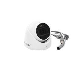 [Dual Light + ColorVu] Turret TURBOHD 3K (5 Megapixel) / Lente 2.8 mm / 30 mts IR + 20 mts Luz Blanca / Gran Angular 104.9° / Exterior IP67 / Micrófono Integrado / dWDR / 4 Tecnologías / Metal