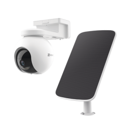 Kit de Cámara de Batería Recargable  y Panel Solar / Wi-Fi / Almacenamiento Gratuito en Memoria Interna de 32 GB / Incluye 1 pieza de CS-HB8 y 1 Pieza de CS-CMT-SOLARPANEL-E
